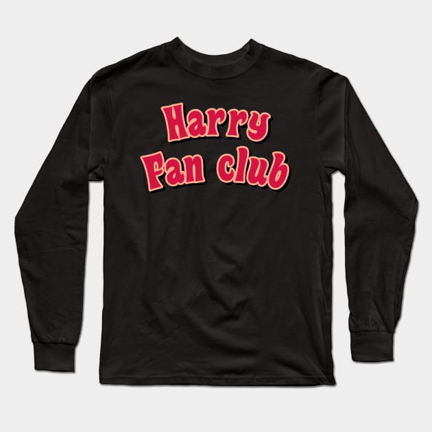 Harry fan club red Long Sleeve T-Shirt by maoudraw